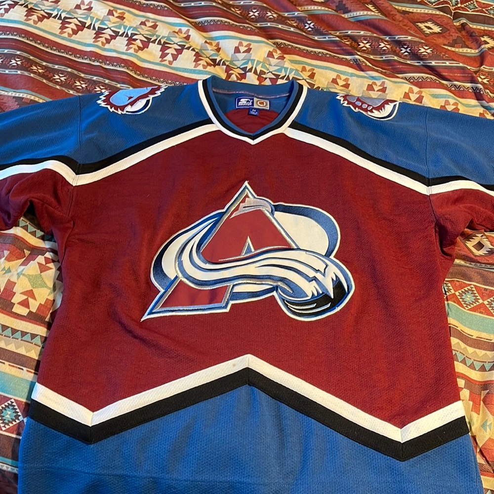 Vintage Starter Colorado Avalanche jersey
